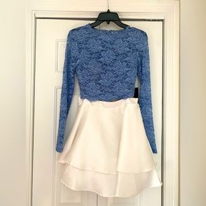 Dillard’s Blue and White Two Piece Set